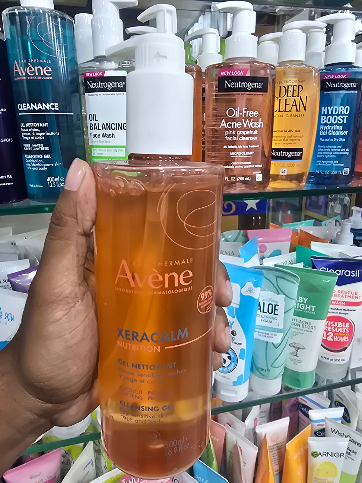 Avène XeraCalm Nutrition Cleansing gel For Face & Body 500ml