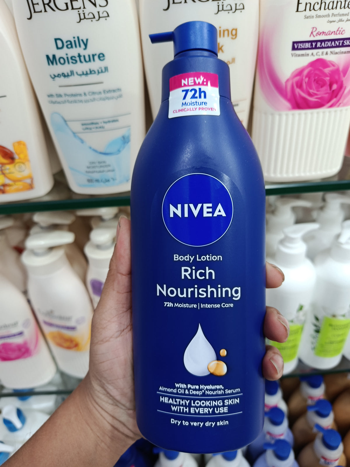 Nivea Rich Nourishing Body Lotion 400ml - Made in spain