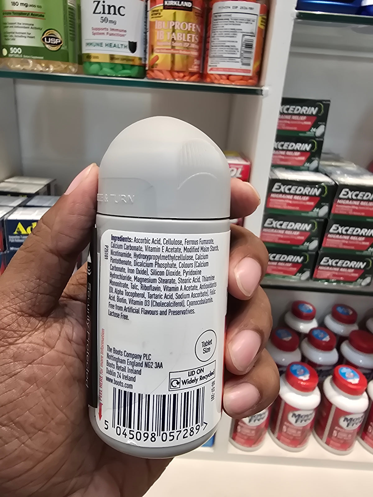 Boots Multivitamins With Iron 180 Tablets