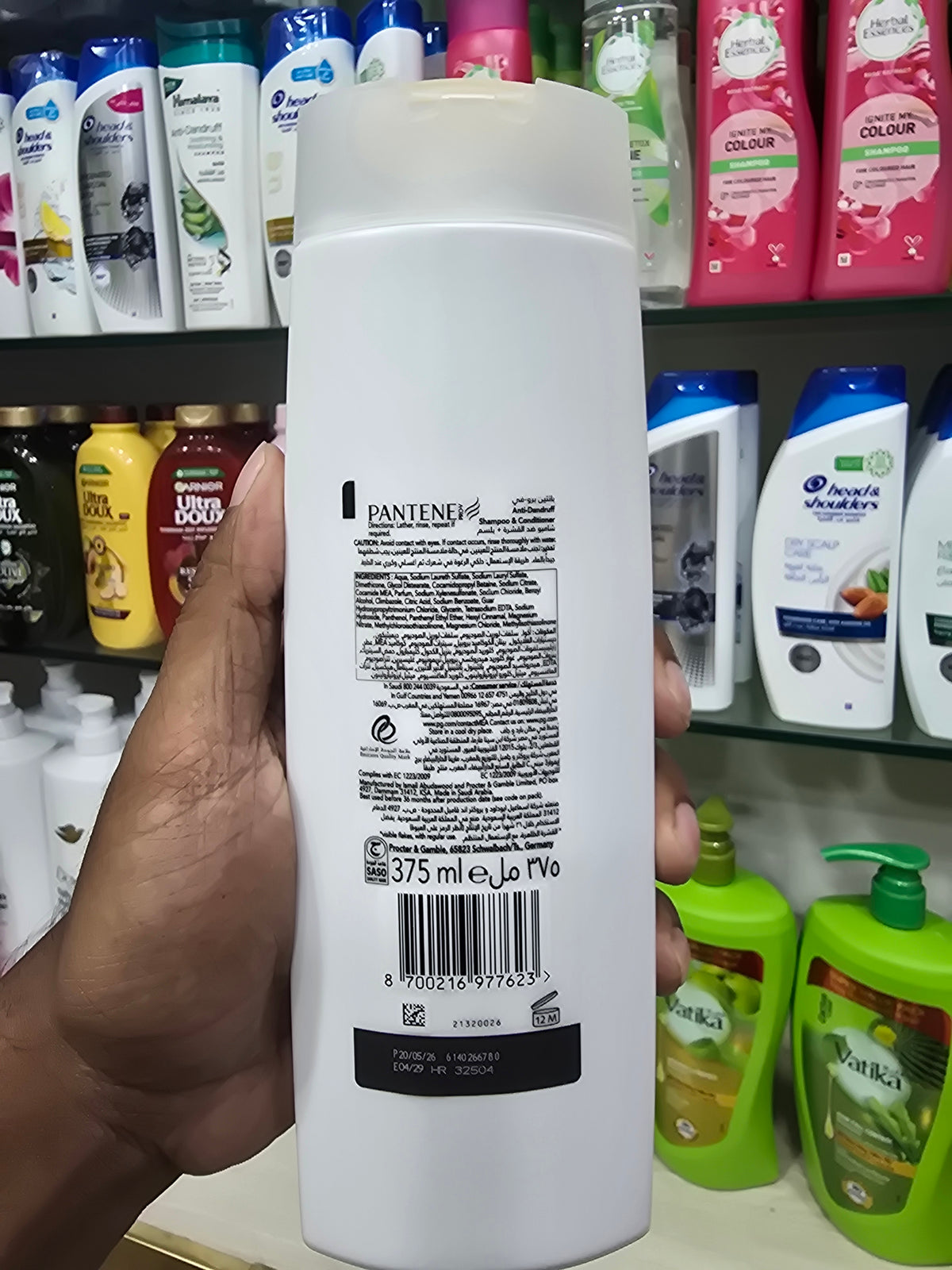 Pantene Pro-V 2 In 1 Anti-Dandruff Shampoo And Conditioner 375 ml