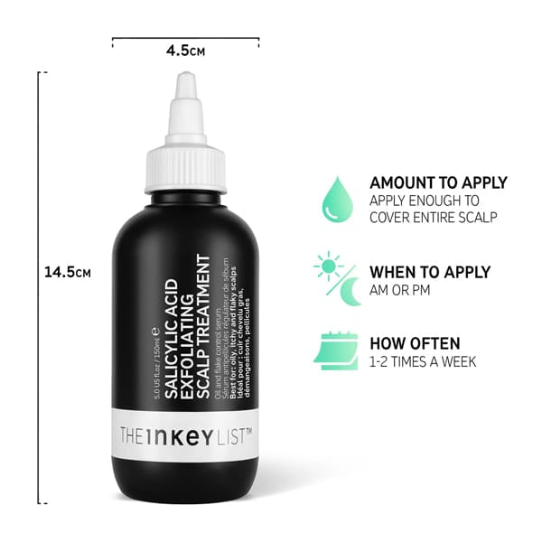 The Inkey List salicylic acid exfoliating scalp treatment 150ml