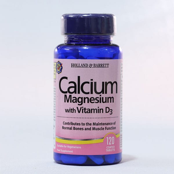 Holland & Barrett Calcium and Magnesium with Vitamin D3 120 Tablets