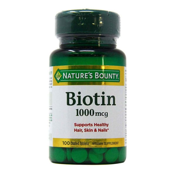 Nature’s Bounty Biotin 1000mcg 100 Tablets