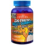 21st Century Zoo Friends Multi Gummies Fruit 60 Count.