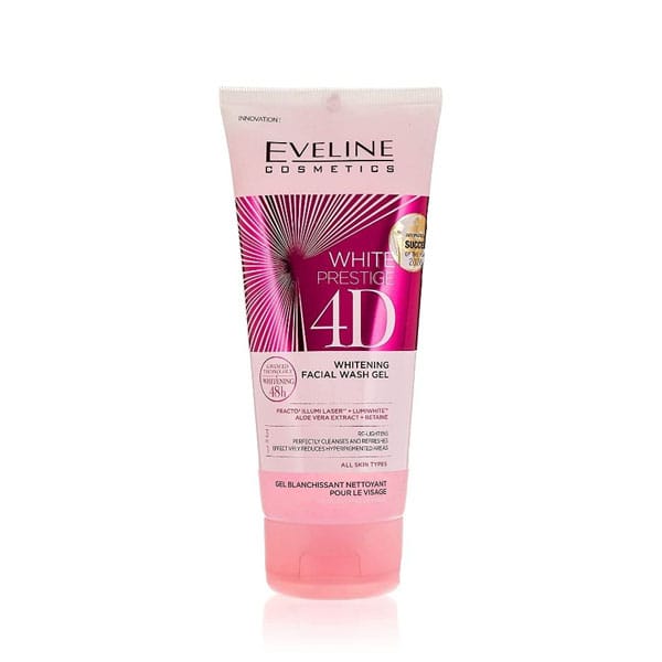 Eveline White Prestige 4D Whitening Facial Wash Gel 200ml
