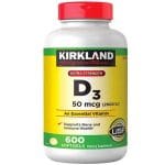 KIRKLAND SIGNATURE Maximum Strength Vitamin D3 2000 IU 600 Softgels