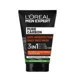 L'Oreal Men Expert Pure Carbon Anti-Imperfection 3in1 Daily Facial Wash 100ml