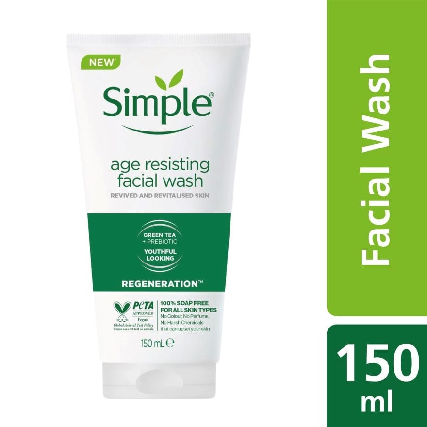 Simple Regeneration Age Resisting Facial Wash 150ml Simple Regeneration Age Resisting Facial Wash 150ml