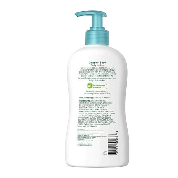 Cetaphil Baby Daily Lotion with Organic Calendula – 399ml