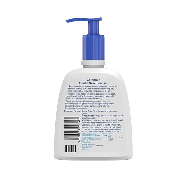Cetaphil Gentle Skin Cleanser -236ml, Face and body | Dry, Sensitive Skin