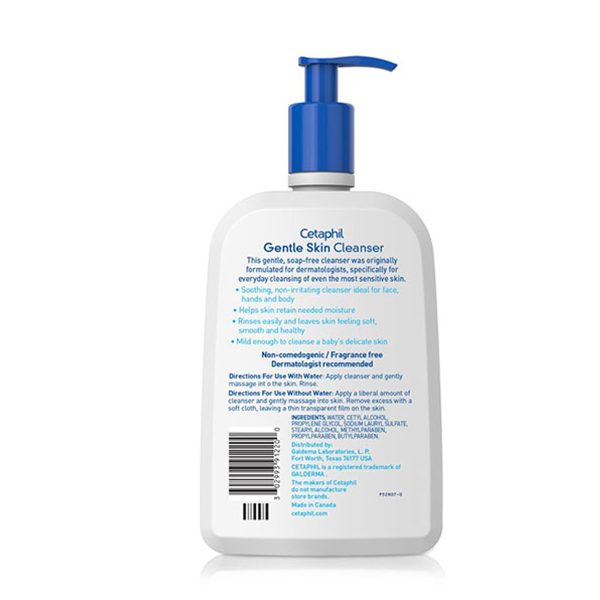 Cetaphil Gentle Skin Cleanser – 237ml, Face & Body, All Skin Types