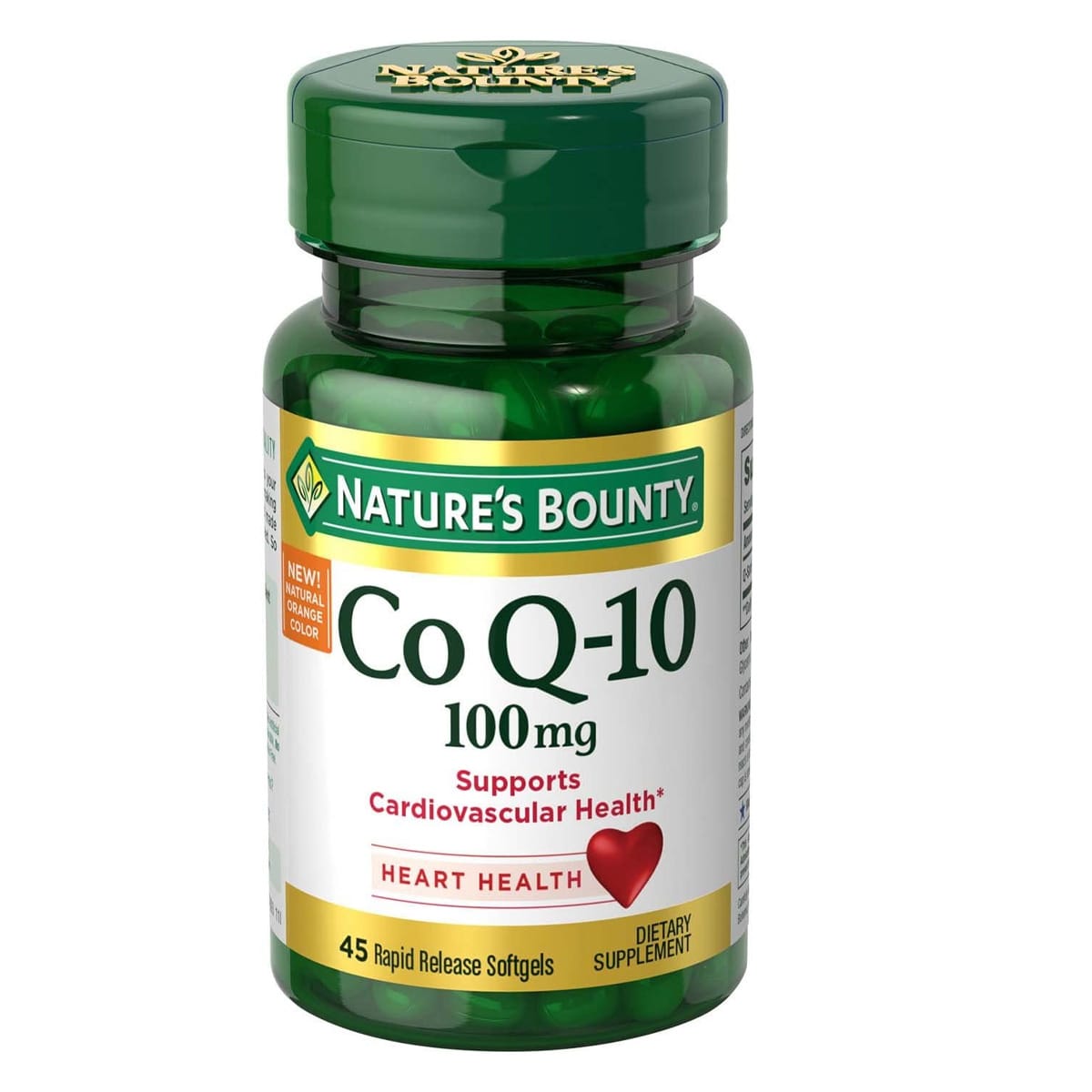 Nature's Bounty CoQ10, Rapid Release Softgels, 45 Count Nature's Bounty CoQ10, Rapid Release Softgels, 45 Count