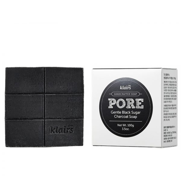 KLAIRS GENTLE BLACK SUGAR CHARCOAL SOAP 100G
