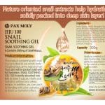 Paxmoly Jeju 100 Snail Soothing Gel – 300gm - Image 3