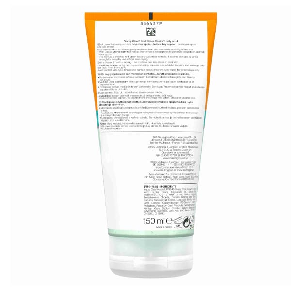 Neutrogena Visibly Clear Spot Stress Control Daily Scrub 150ml