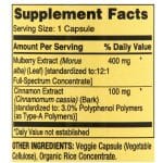 Spring Valley Blood Sugar Support Dietary Supplement 30 Capsules - Image 2