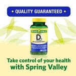 Spring Valley Vitamin D3 (5000 IU) 2500 Softgels - Image 3