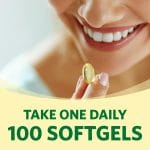 Spring Valley Vitamin D3 Softgels (1000 IU) 100 Softgels