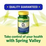 Spring Valley Vitamin D3 Supplement 10 mcg (400 IU) 200 Softgels - Image 4