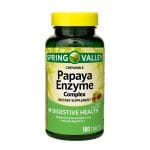 Spring Valley Papaya Enzyme Complex Chewable 180 Tablets