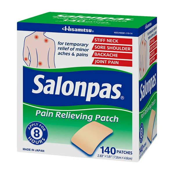 Salonpas Pain Relieving Patch, 140 Patches