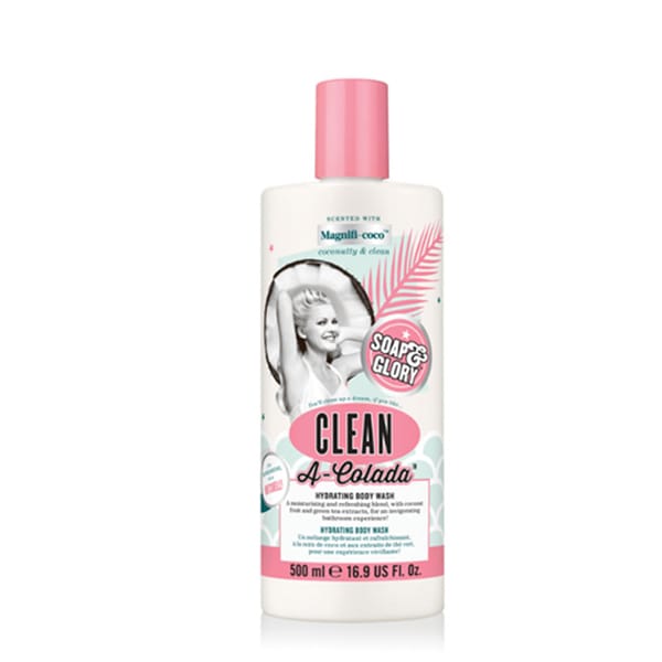 Soap & Glory Clean A Colada Hydrating Body Wash 500ml Soap & Glory Clean A Colada Hydrating Body Wash 500ml
