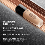 Lancome TEINT IDOLE ULTRA WEAR 24H LONGWEAR FOUNDATION SPF 15 Shade 310 Bisque C - Image 4