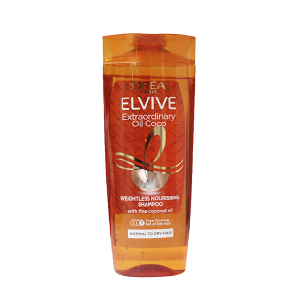 L'oreal Elvive Extraordinary Oil Coco Weightless Nourishing Shampoo For Normal To Dry Hair 400ml