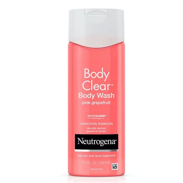 Neutrogena Body Clear® Body Acne Wash Pink Grapefruit 250ml Neutrogena Pink Grapefruit Body Clear Body Wash 250ml