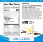 Orgain Organic Protein Powder Vanilla Bean 1.22kg