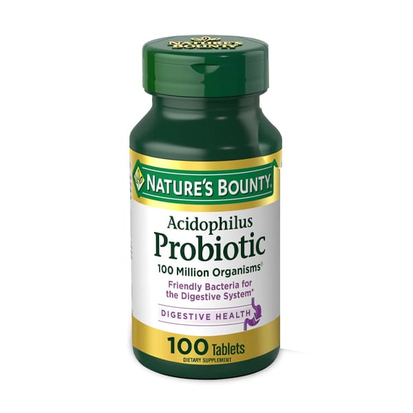 Nature's Bounty Acidophilus Probiotic Tablets, 100 Ct Nature's Bounty Acidophilus Probiotic Tablets, 100 Ct