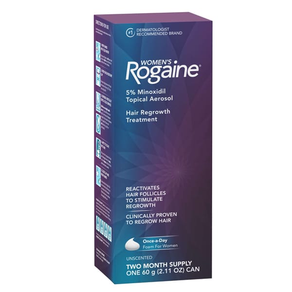 Women's ROGAINE® 5% Minoxidil Unscented Foam Women's ROGAINE® 5% Minoxidil Unscented Foam