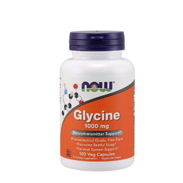 NOW Glycine 1000 mg 100 Veg Capsules NOW Glycine 1000 mg 100 Veg Capsules