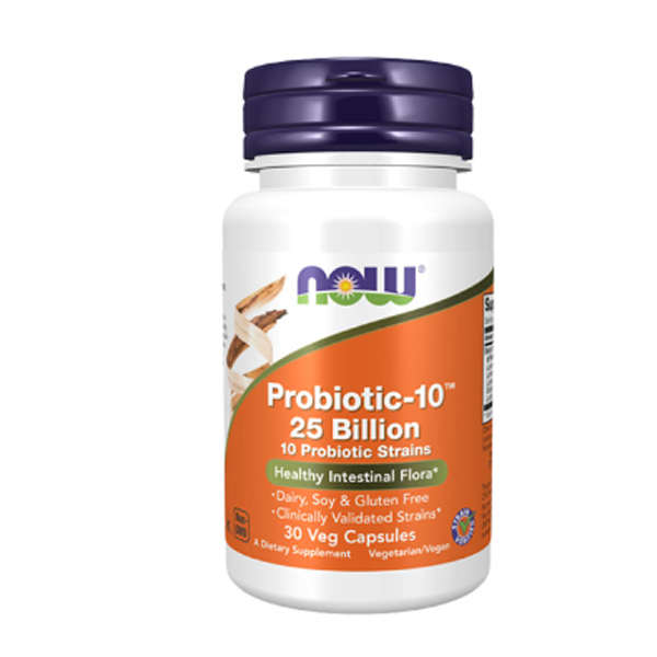 NOW Probiotic-10™ 25 Billion Veg Capsules NOW Probiotic-10™ 25 Billion Veg Capsules