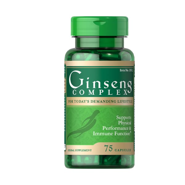 Puritan's Pride Ginseng Complex 75 Capsules Puritan's Pride Ginseng Complex 75 Capsules
