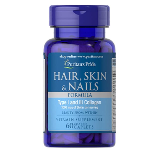 Puritan's Pride Hair Skin and Nails Biotin 3000 Mcg Formula Coated60 tablet Puritan's Pride Hair Skin and Nails Biotin 3000 Mcg Formula Coated60 tablet