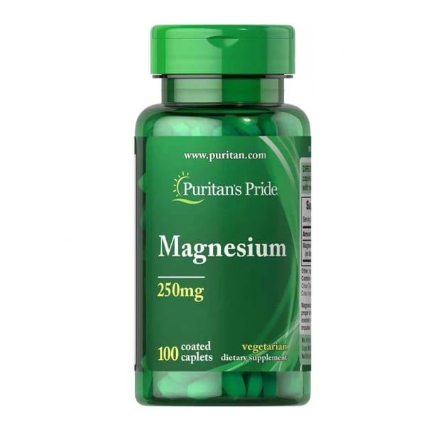 Puritan's Pride Magnesium 250mg 100 Caplets Puritan's Pride Magnesium 250mg 100 Caplets