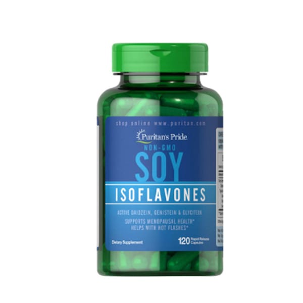 Puritan's Pride Non-GMO Soy Isoflavones 750 mg 120 Rapid Release Capsules Puritan's Pride Non-GMO Soy Isoflavones 750 mg 120 Rapid Release Capsules