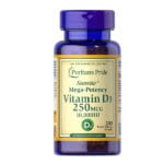 Puritan's Pride Vitamin D3 250 mcg (10,000 IU) 200 Softgels