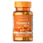 Puritan's Pride Vitamin K 100 mcg 100 Tablets