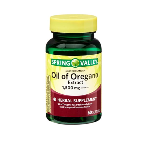 Spring Valley Mediterranean Oil Of Oregano Extract Softgels 1500mg 60 Softgels Spring Valley Mediterranean Oil Of Oregano Extract Softgels 1500mg 60 Softgels