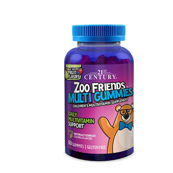 21st Century Zoo Friends Multi Gummies 60 Gummies