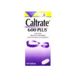 Caltrate 600 plus Calcium Health Supplements with Vitamin D and Minerals 60 Tablets