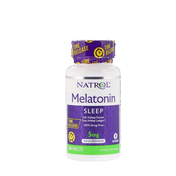 Natrol Melatonin Time Release Tablets - 5mg 100 Tablets Natrol Melatonin Time Release Tablets - 5mg 100 Tablets