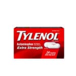 Tylenol Extra Strength 500 mg Acetaminophen, Pain Reliever & Fever Reducer, 24 Tablets