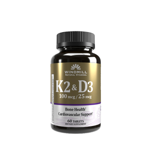 Windmill K2 & D3 Natural Supplement 60 Tablets
