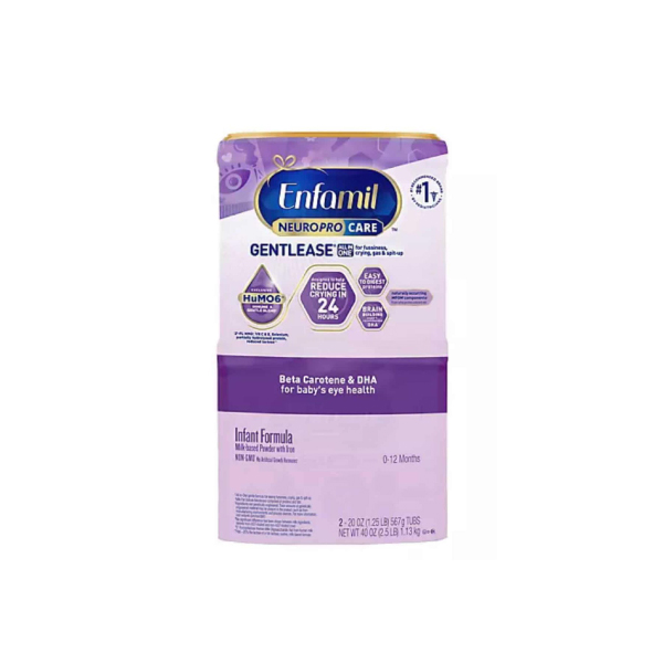 Enfamil Neuropro Care Gentlease Powder with Beta-Carotene, 2 pk./20 oz, 1.13kg