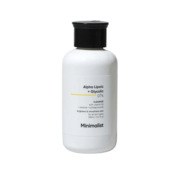 Minimalist Alpha Lipoic + Glycolic 07% Cleanser 100 ml in bd