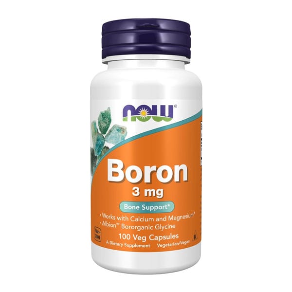 Now Boron 3 mg 100 Veg Capsules Now Boron 3 mg 100 Veg Capsules in bd