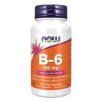 Now Vitamin B-6 100 mg Veg Capsules in bd